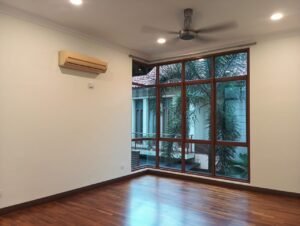 Double storey semi-detached house for rent at Duta Nusantara Kuala Lumpur, 4,036 sq.ft. built-up, 5+1 bedrooms, freehold, gated and guarded community, RM 16,000 per month.