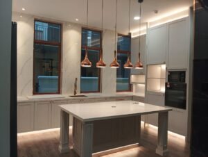 Double storey semi-detached house for rent at Duta Nusantara Kuala Lumpur, 4,036 sq.ft. built-up, 5+1 bedrooms, freehold, gated and guarded community, RM 16,000 per month.