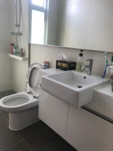 Freehold condominium for sale in Bukit Tunku Kenny Hills Kuala Lumpur, 893 sq.ft., 2 bedrooms, 2 bathrooms, 2 covered car parks, gated and guarded, selling at RM 750,000.