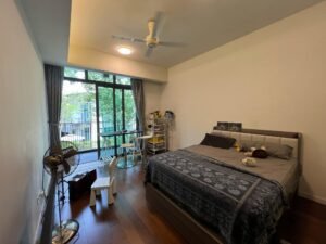Recently refurbished freehold terrace house for rent in Desa ParkCity Kuala Lumpur, Type B layout, 4,306 sq.ft. built-up, 4+1 bedrooms, 6 bathrooms, gated and guarded township, RM 18,000 per month.