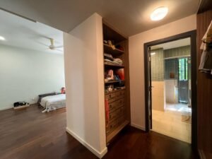 Recently refurbished freehold terrace house for rent in Desa ParkCity Kuala Lumpur, Type B layout, 4,306 sq.ft. built-up, 4+1 bedrooms, 6 bathrooms, gated and guarded township, RM 18,000 per month.