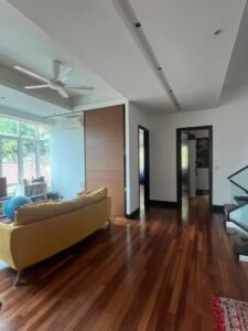 Freehold corner unit cluster house for sale and rent at Duta Tropika Kuala Lumpur, 3,700 sq.ft. built-up, 5+1 bedrooms, private garden, gated and guarded, selling at RM 4,500,000 or rental at RM 16,000 per month.