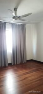Freehold terrace house for rent at Duta Tropika Kuala Lumpur, 3,820 sq.ft. built-up on 2,400 sq.ft. land, 4+1 bedrooms, 2 covered car parks, gated and guarded, available August 2026 at RM 12,500 per month.
