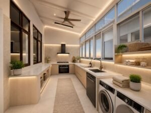 Fully renovated freehold semi-detached house for sale at Duta Nusantara Kuala Lumpur, approximately 4,500 sq.ft. built-up, 4+1 bedrooms, 5 bathrooms, modern 2023 renovation, gated and guarded, selling at RM 6,600,000.