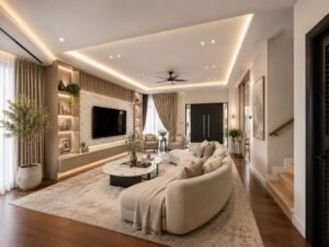 Fully renovated freehold semi-detached house for sale at Duta Nusantara Kuala Lumpur, approximately 4,500 sq.ft. built-up, 4+1 bedrooms, 5 bathrooms, modern 2023 renovation, gated and guarded, selling at RM 6,600,000.